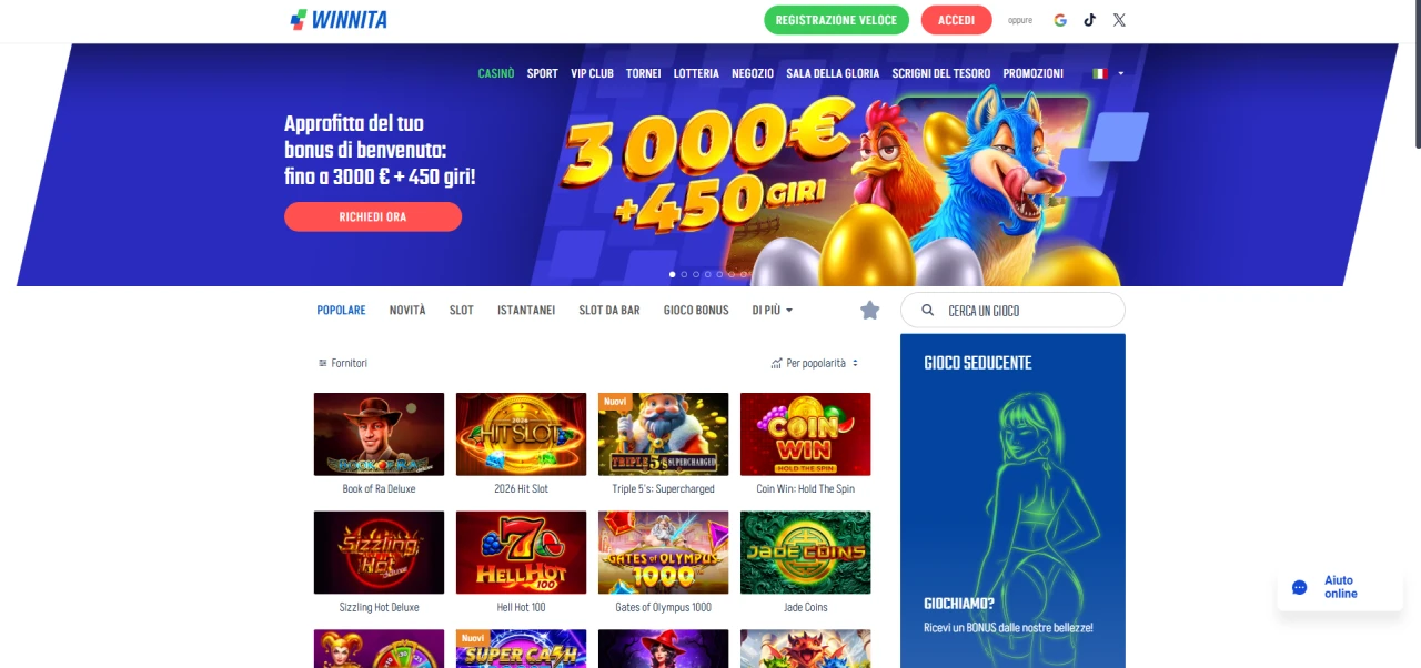 Winnita Casino Non Aams